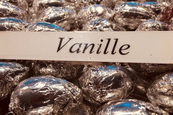 Schokoladenei Zartbitter Vanille (A)
